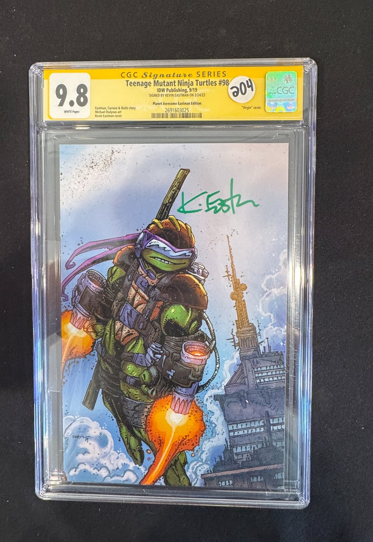 CGC SIGNATURE SERIES GRADED TEENAGE MUTANT NINJA TURTLES #198 (1 of 2)