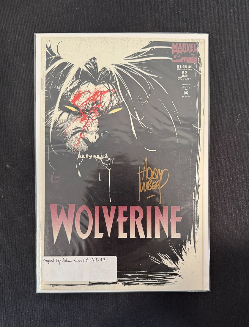 WOLVERINE #82 SIGNED ADAM KUBERT AND WOLVERINE 7/25 SIGNED KYLE WILLIS - 3