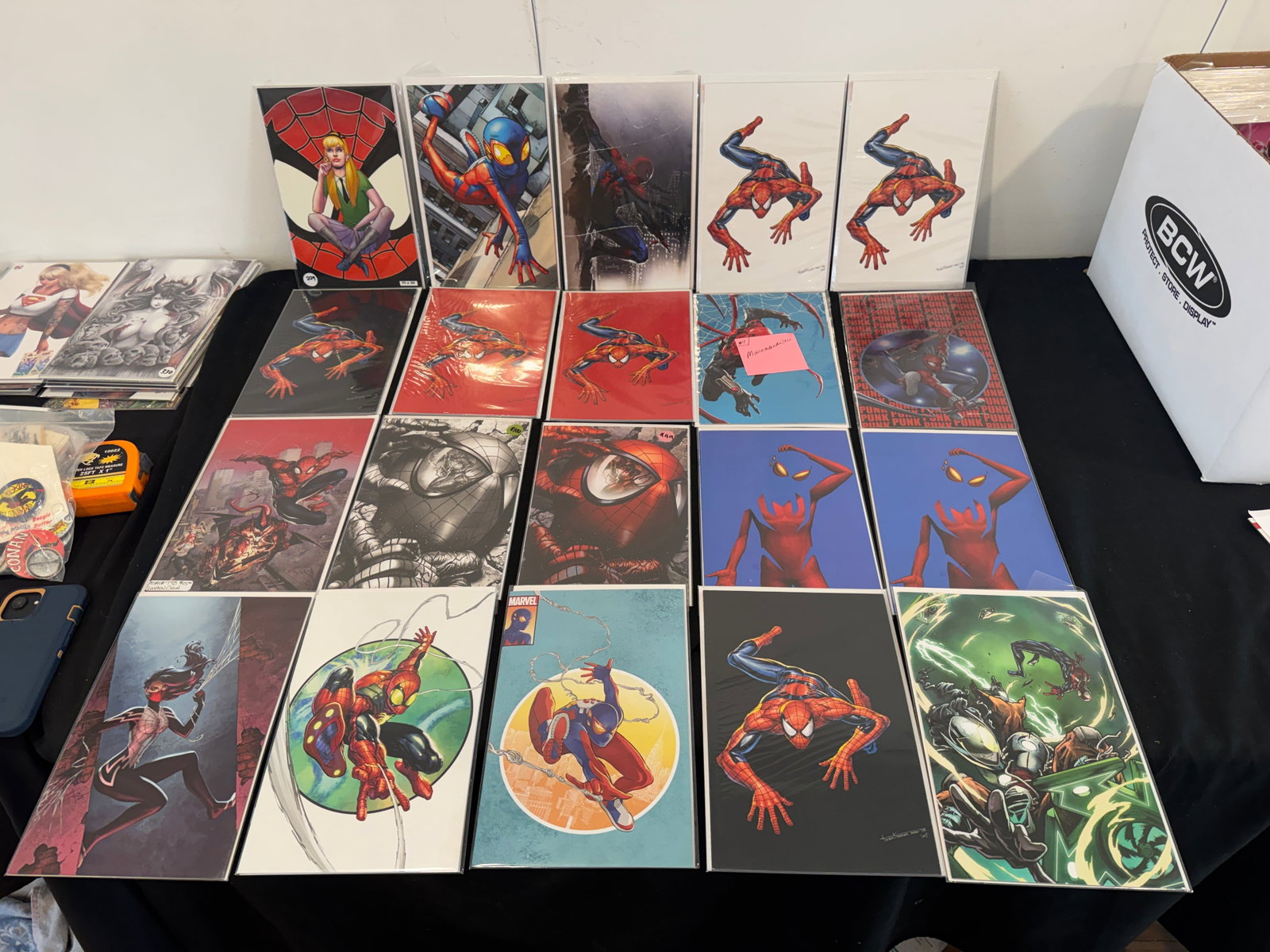 20 VIRGIN COVER COMICS FEATURING SPIDERMAN, SPIDERBOY, AND GWEN (1 of 5)