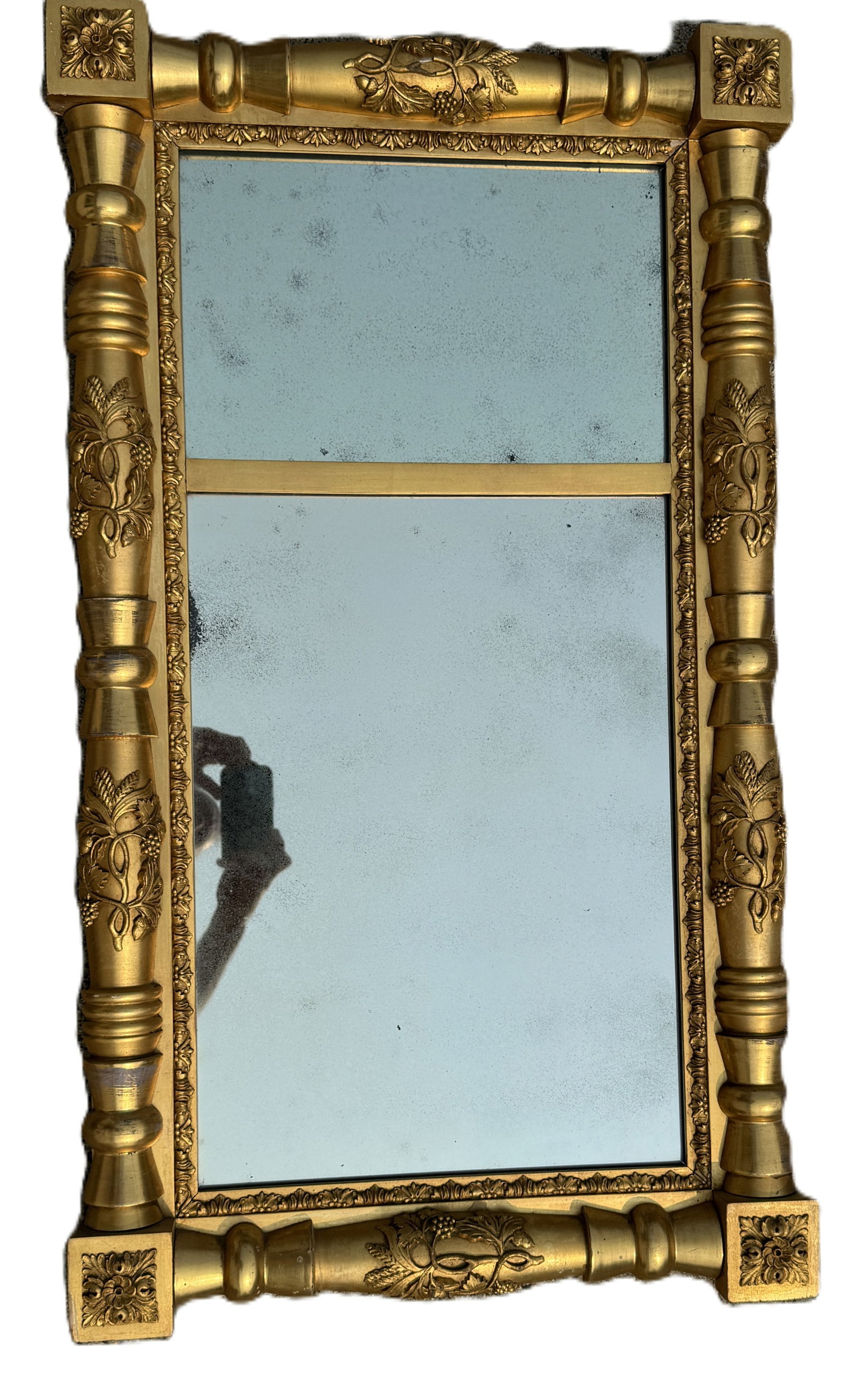 FEDERAL GILDED 2 PART MIRROR (1 of 7)