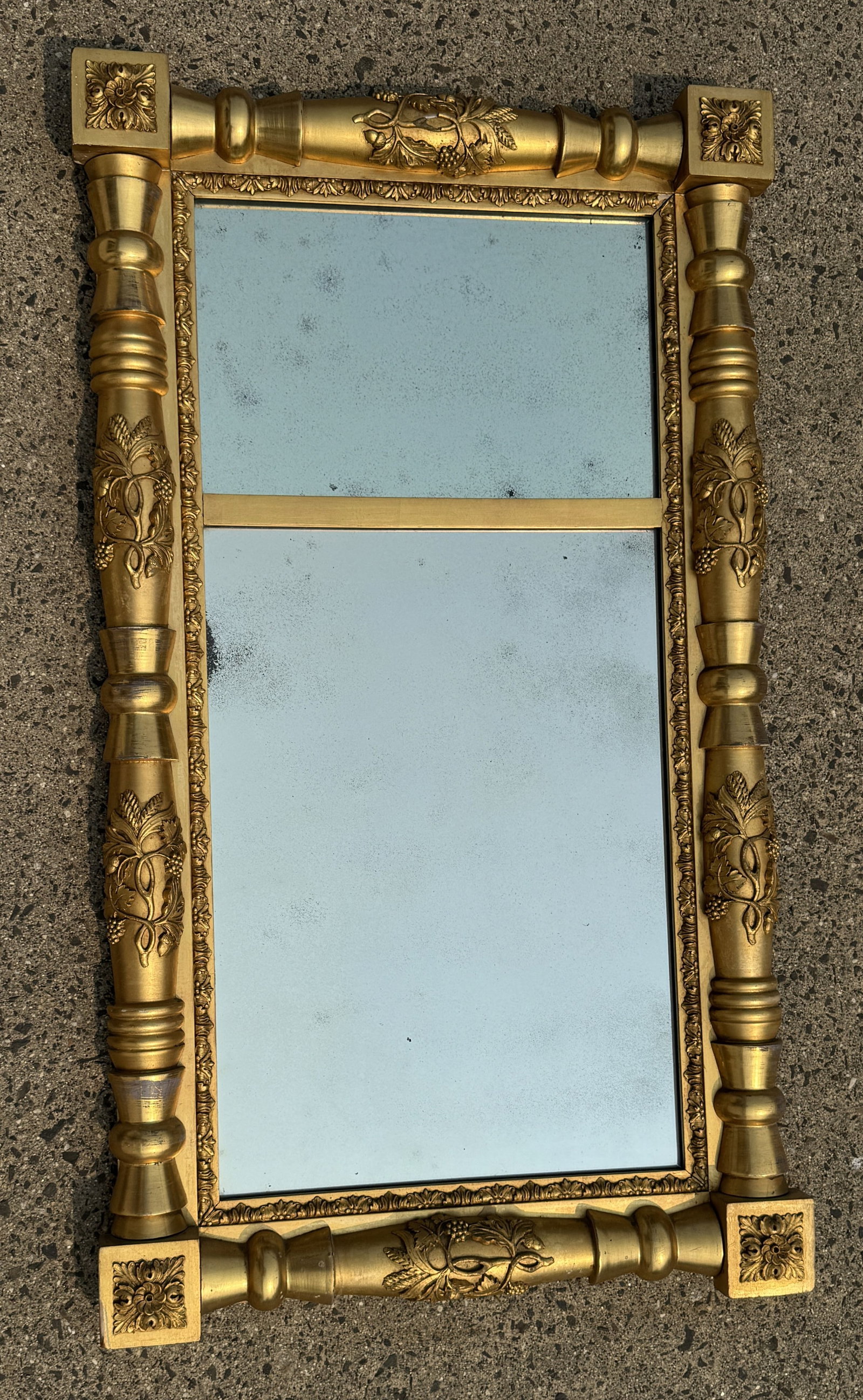 FEDERAL GILDED 2 PART MIRROR - 2