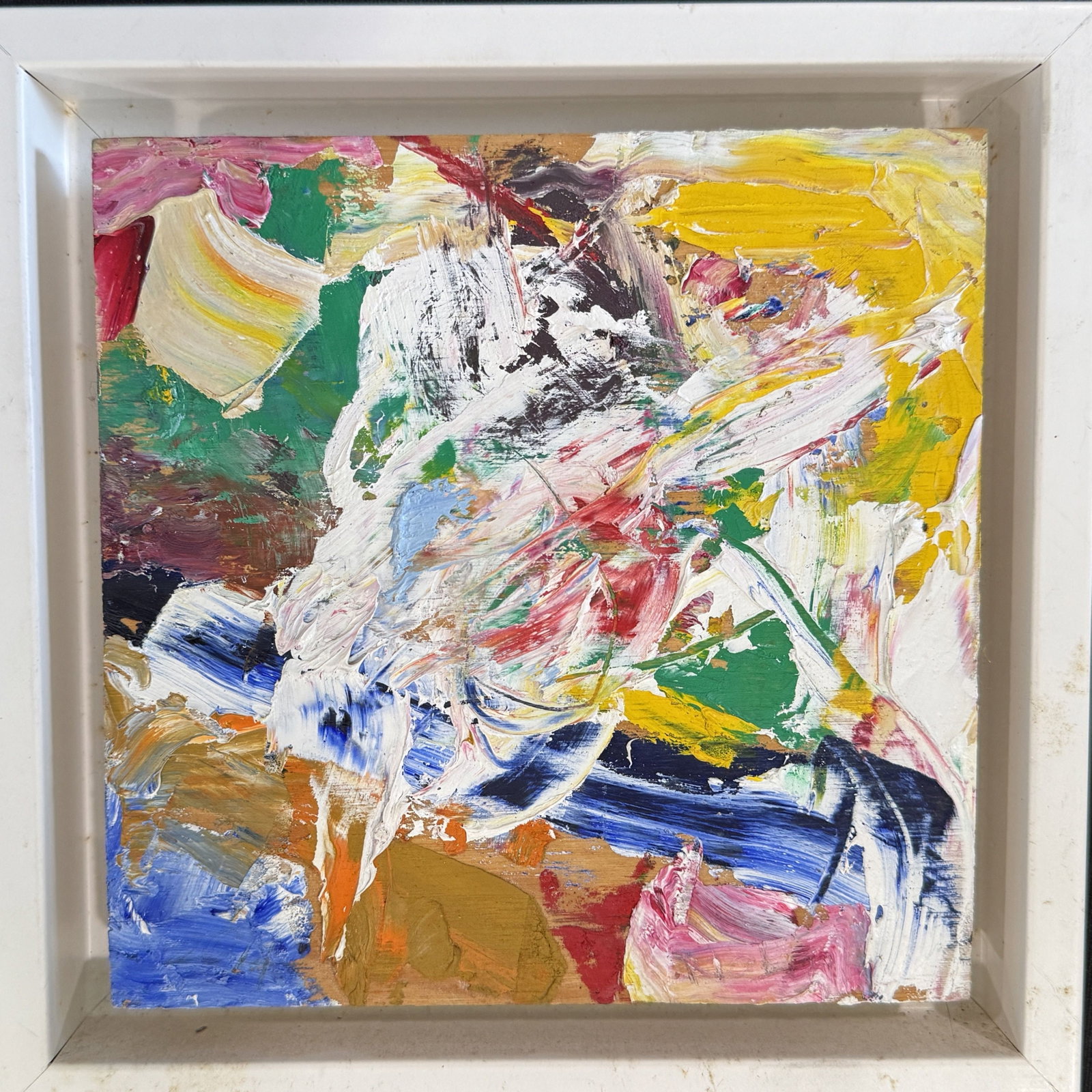 RAY NOLIN ABSTRACT ON WOOD (1 of 2)