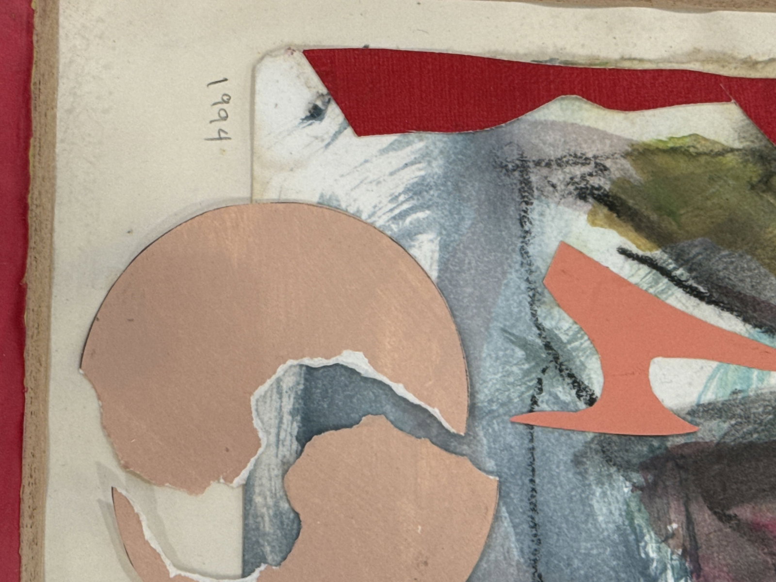 RAY NOLIN MIXED MEDIA ON PAPER 12" X 16" - 4