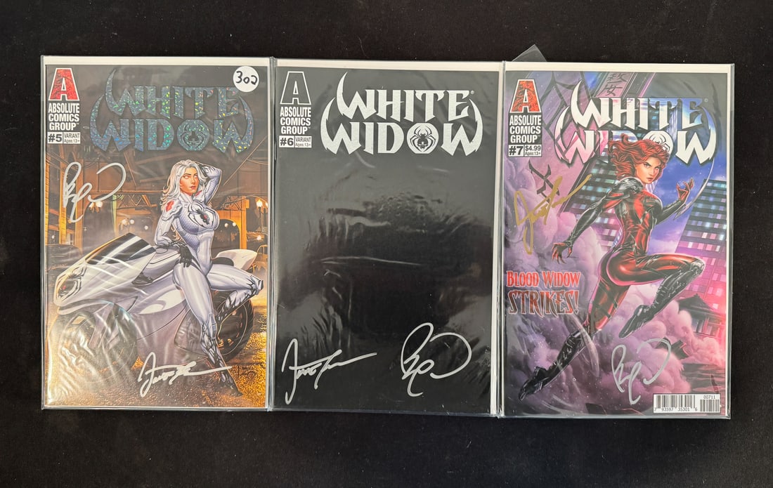 WHITE WIDOW #5 - 7 SIGNED: WHITE WIDOW #5 - 7 SIGNED