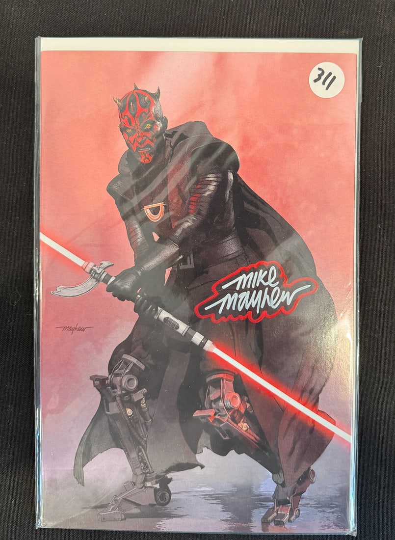 4 DARTH MAUL #1 SIGNED BY MIKE MAYHEW - 2