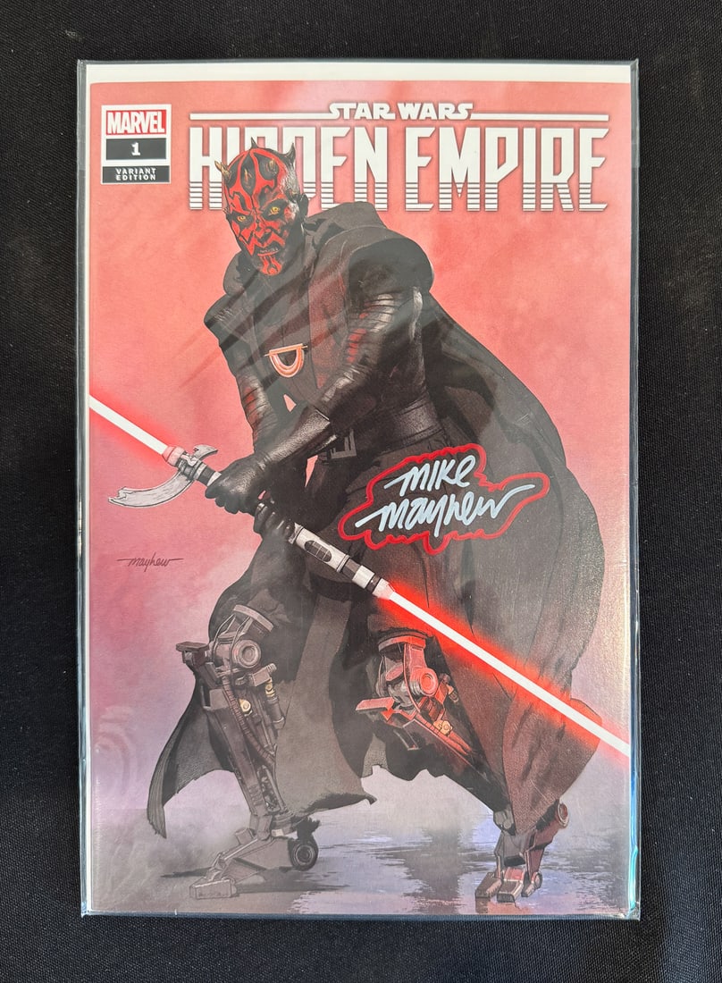 4 DARTH MAUL #1 SIGNED BY MIKE MAYHEW - 5