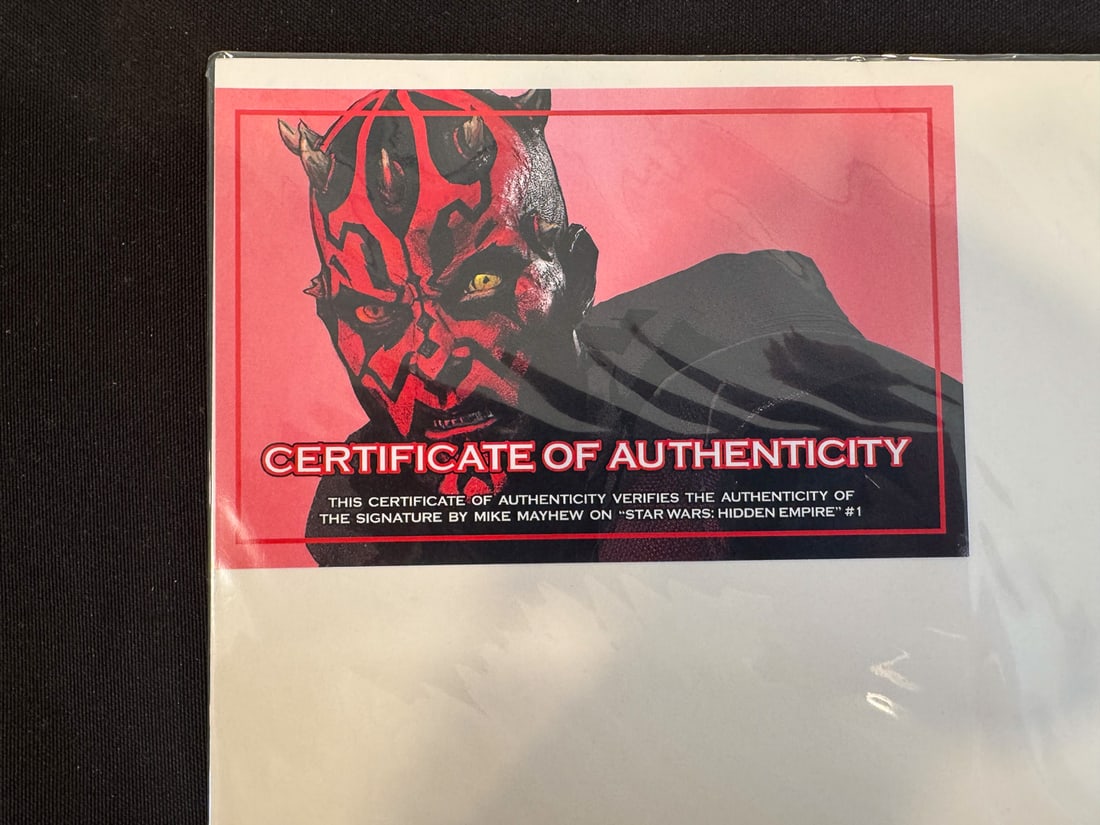 4 DARTH MAUL #1 SIGNED BY MIKE MAYHEW - 6