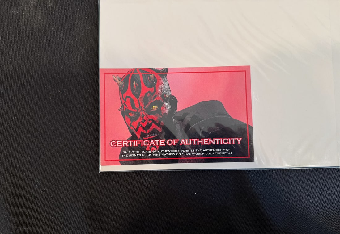 4 DARTH MAUL #1 SIGNED BY MIKE MAYHEW - 7
