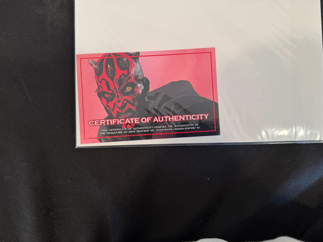 4 DARTH MAUL #1 SIGNED BY MIKE MAYHEW - 9