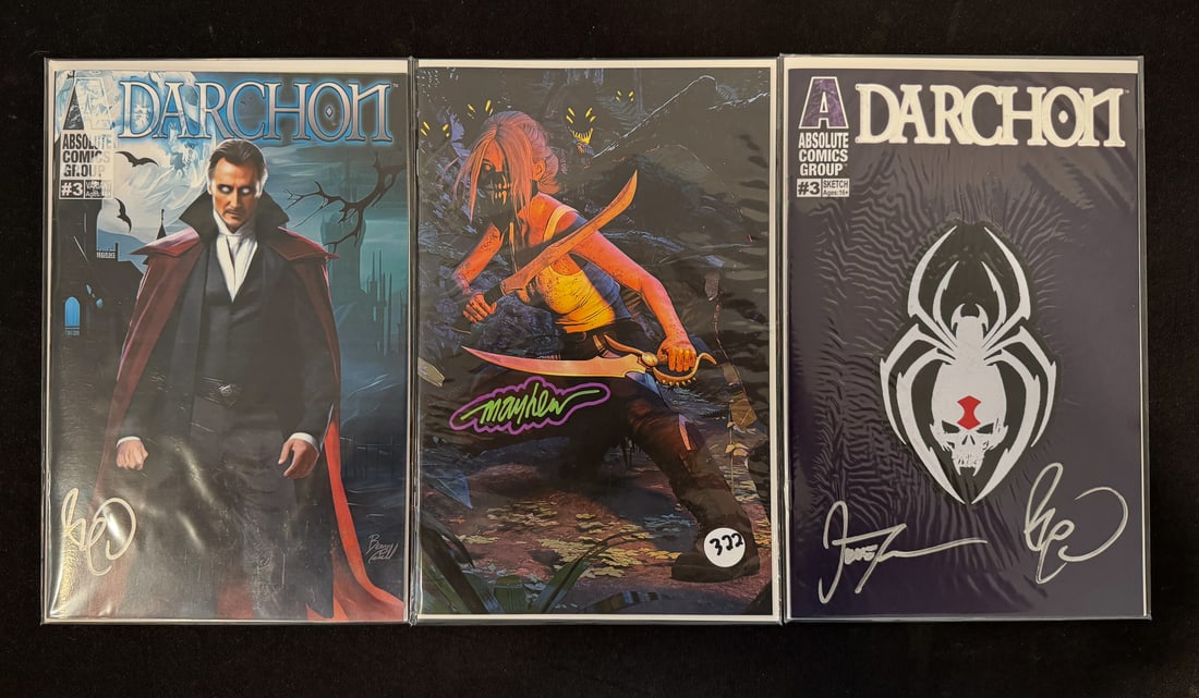3 SIGNED COMIC BOOKS: 3 SIGNED COMIC BOOKS