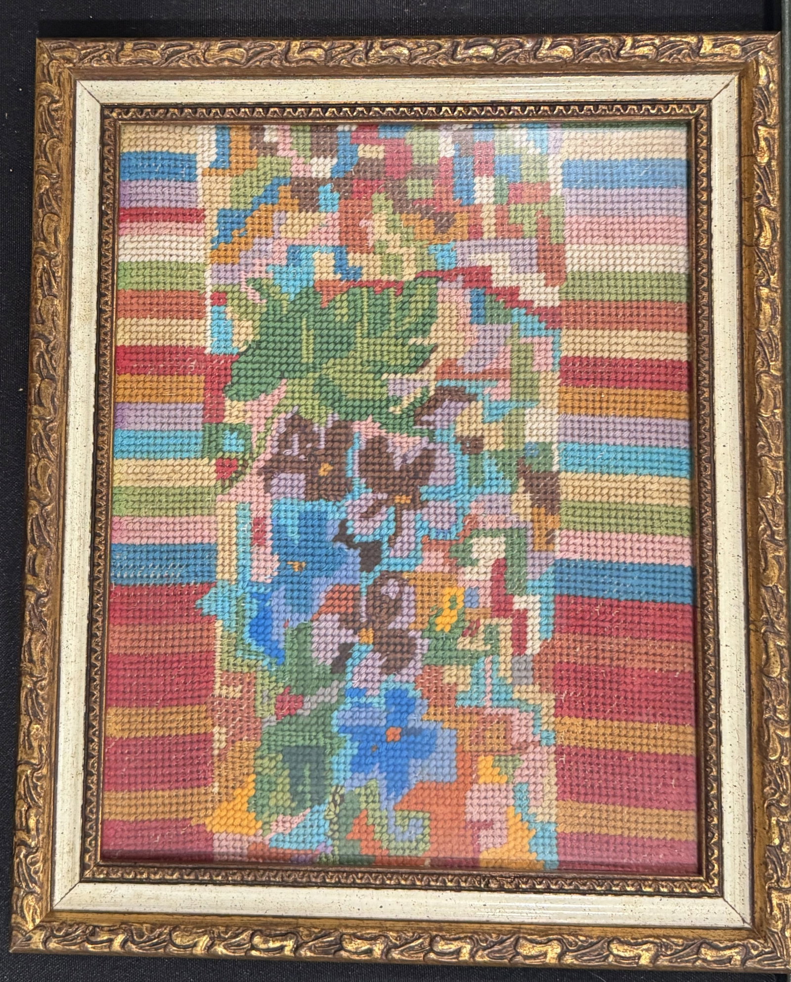 FRAMED FABRIC ART - 2