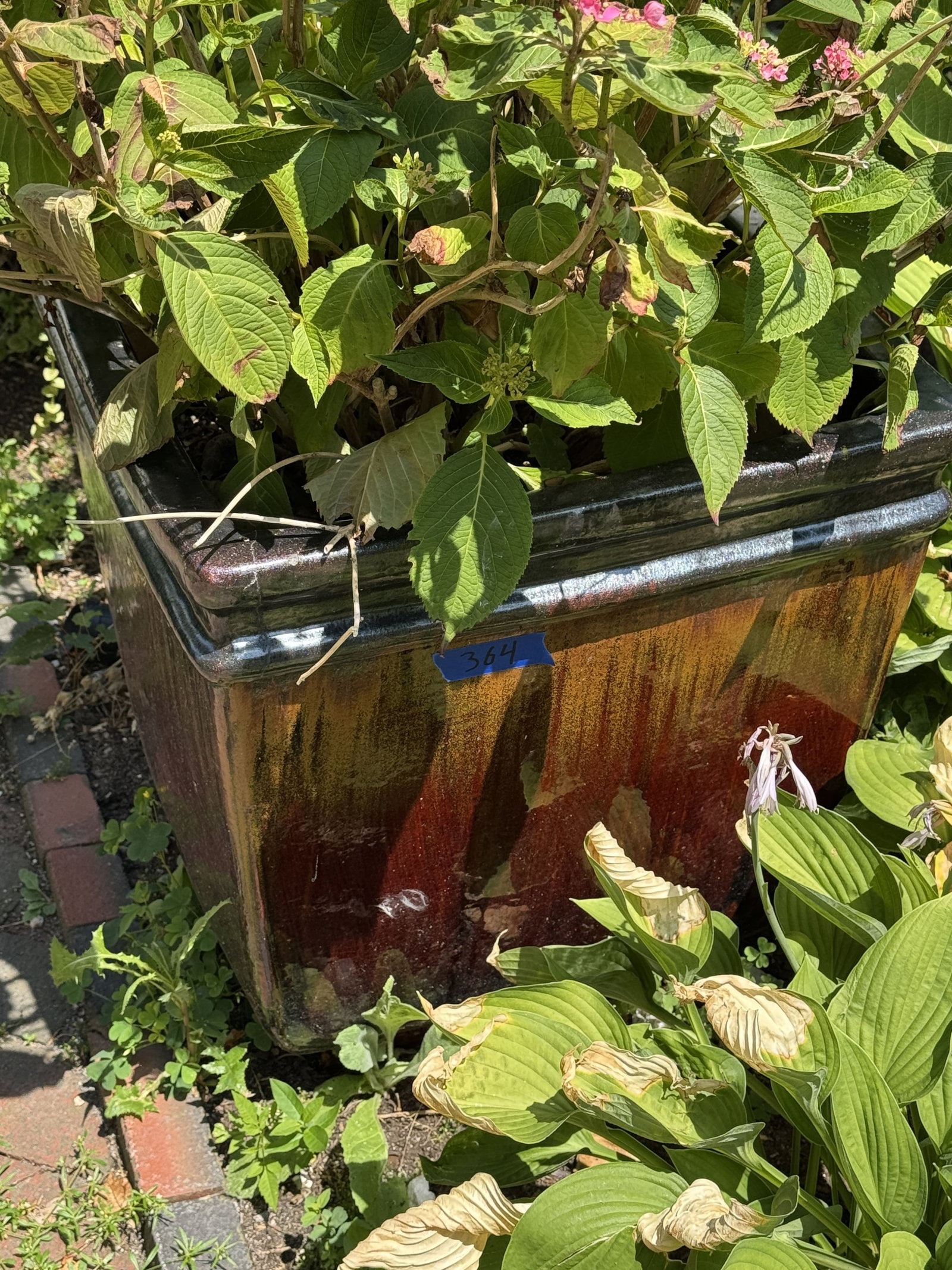 LARGE SQUARE GARDEN POTS - 2
