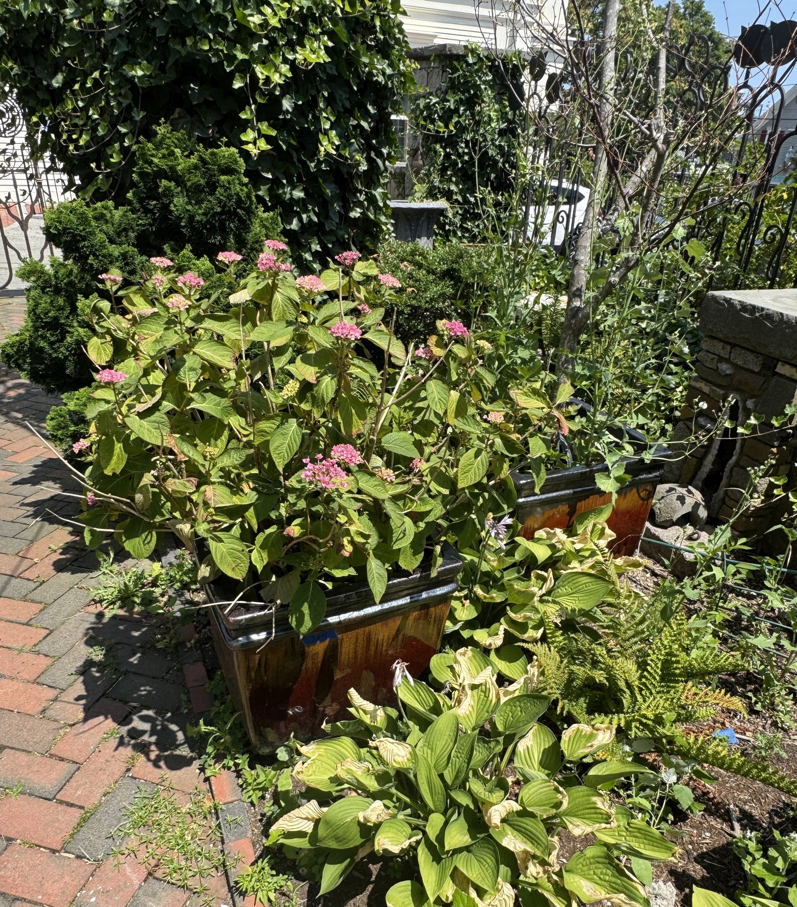 LARGE SQUARE GARDEN POTS - 3