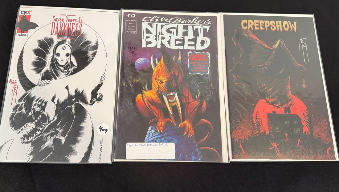 3 SIGNED COMIC BOOKS: 3 SIGNED COMIC BOOKS