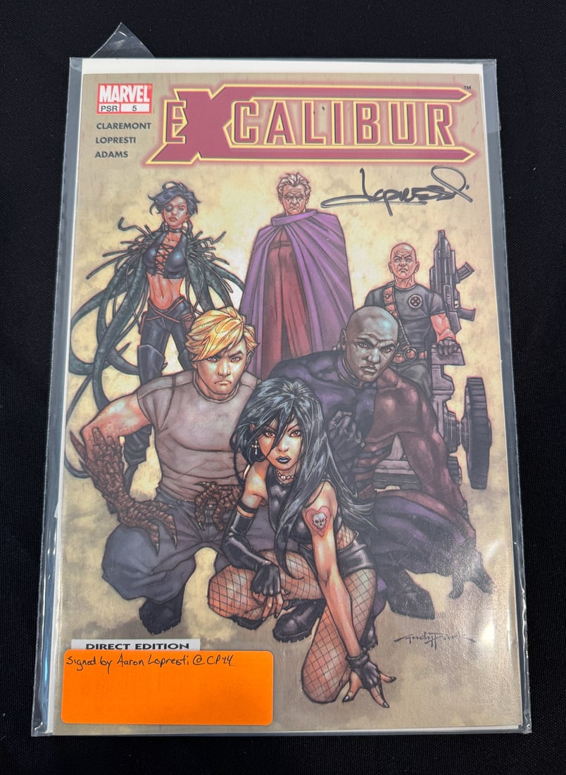 5 SIGNED COMIC BOOKS - 5