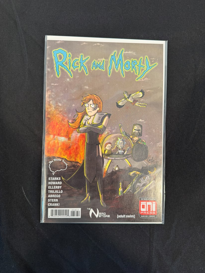 RICK AND MORTY COMIC BOOK LOT, APPROX. 11 - 12
