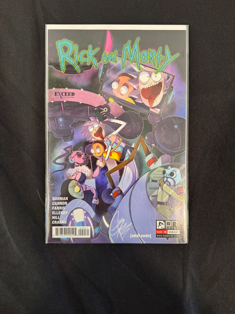 RICK AND MORTY COMIC BOOK LOT, APPROX. 11 - 5