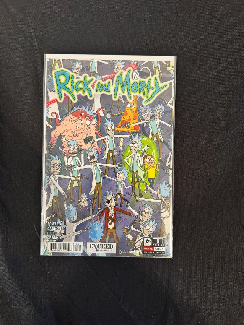 RICK AND MORTY COMIC BOOK LOT, APPROX. 11 - 8