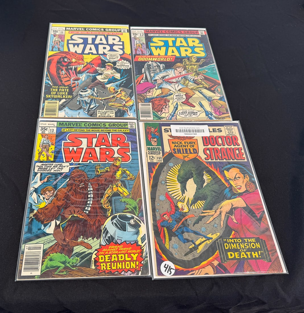 COMIC BOOK LOT INCLUDES STAR WARS AND DR. STRANGE: COMIC BOOK LOT INCLUDES STAR WARS AND DR. STRANGE