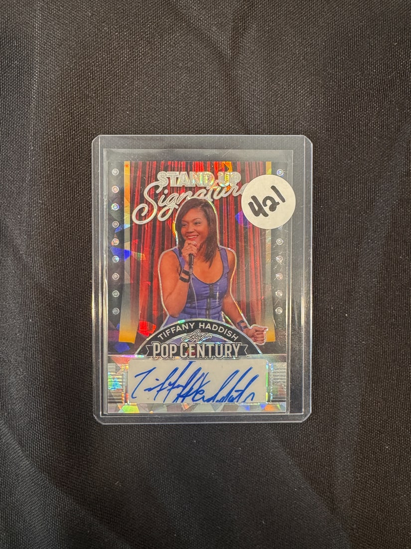 5 SIGNED POP TRADING CARDS - 10