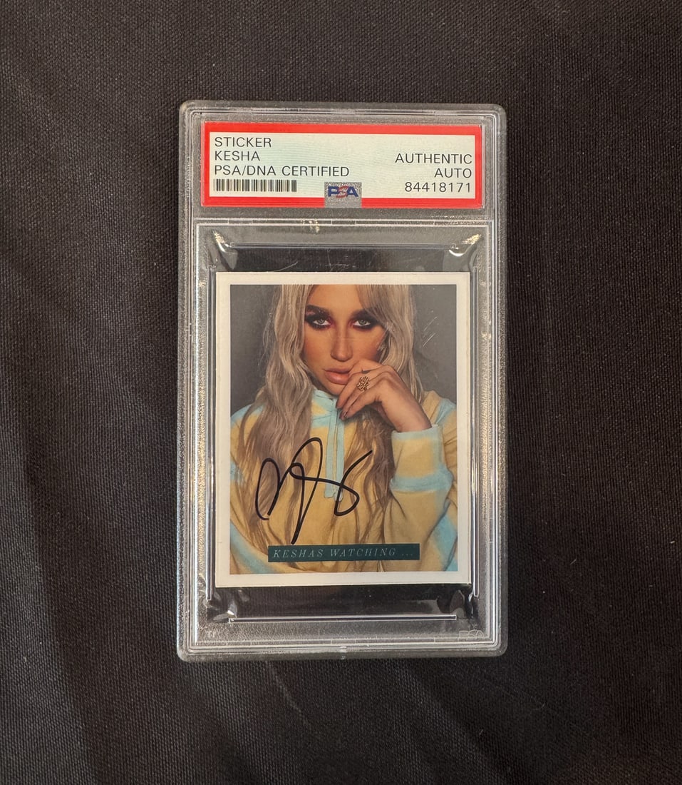 5 SIGNED POP TRADING CARDS - 4