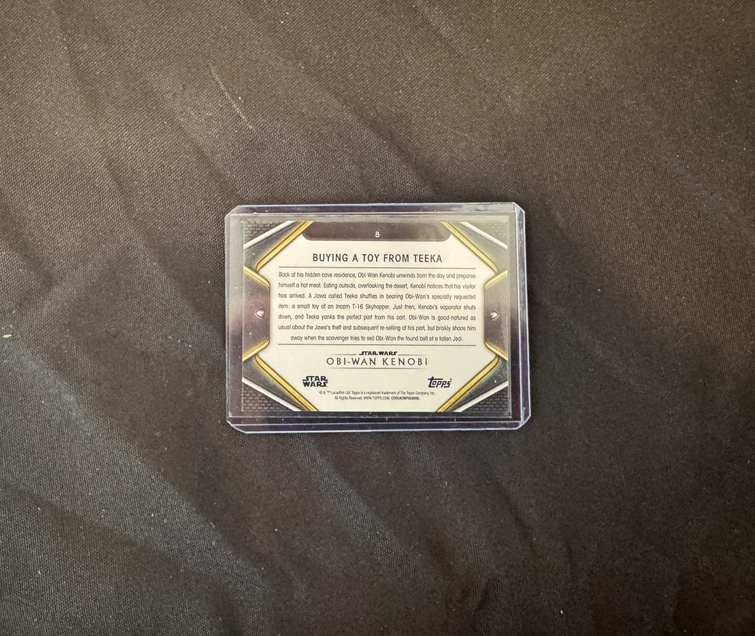 8 STAR WARS CARD, 3 SIGNED - 15