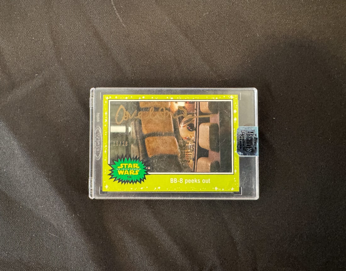 8 STAR WARS CARD, 3 SIGNED - 2