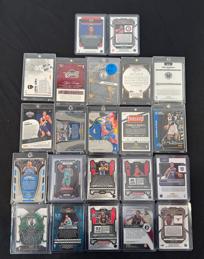 22 BASKETBALL CARDS - 2