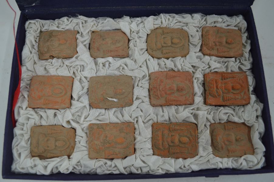 12 Tibetan Buddhist Votives: 12 Tibetan Buddhist Votives