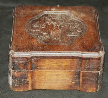 Carved Huanghuali Wood Box (1 of 3)
