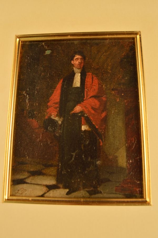 Oil on Board, Portrait of Judge by Honore Daumier: Oil on Canvas on Board, Portrait of Judge Honore Daumier, signed lower left 13"x10" site 14"x11"