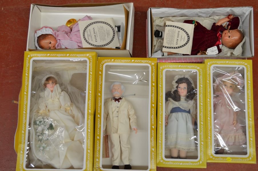 6 EFFANBEE DOLLS IN ORIGIONAL BOXES: 6 EFFANBEE DOLLS IN ORIGIONAL BOXES