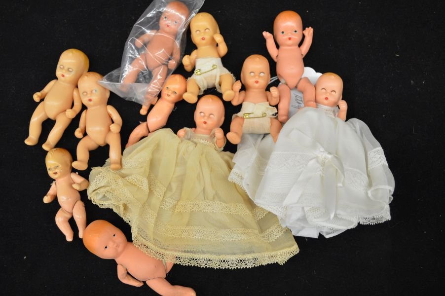 11 NANCY ANN STORY BOOK DOLLS PAINTED FACED BABIES: 11 NANCY ANN STORY BOOK DOLLS PAINTED FACED BABIES