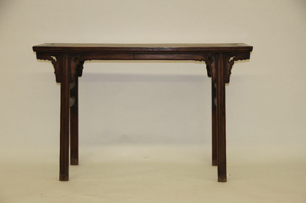Huanghuali Altar Table: Huanghuali table, china, ming style, 18 th century.