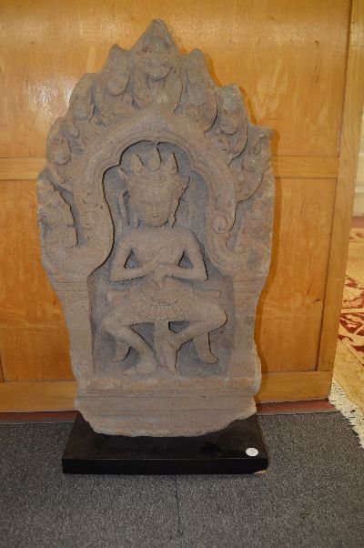 POLYNESIAN CARVED STONE TABLET: POLYNESIAN CARVED STONE TABLET
