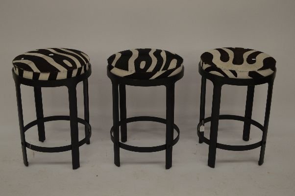 3 PONY HYDE STUDIO H STOOLS BY DESIGNER  HOLLY HUNT (1 of 2)