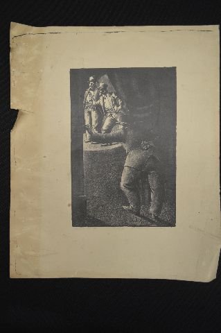 IN THE WINGS" LITHOGRAPH BY CARL PICKHARDT, PENCIL (1 of 5)