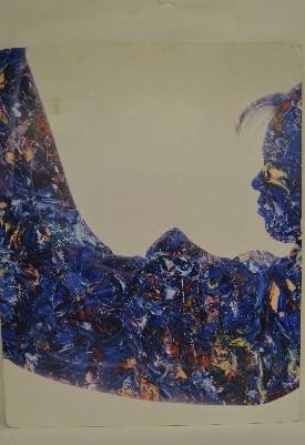 MICHAEL COLAVITO PORTRAIT OF A WOMAN UNSIGNED 40" X 50" (1 of 1)