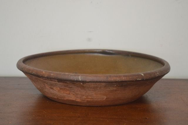 19TH CENTURY REDWARE CREAM SEPARATOR (1 of 3)