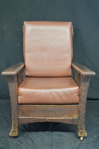 1920 s Mission Oak Royal Easy Chair Mechanical Morris