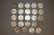24 PEACE DOLLARS, 15 1924, 2 '22, 1 '25, 2 '21, 4 '23