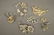 6 VINTAGE STERLING SILVER FLORAL PINS, VARIOUS MAKERS