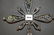 ANTIQUE STERLING SILVER CRUCIFIX WITH STERLING REPOUSSE - 2