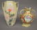 2 LARGE HAND PAINTED ROYAL NIPPON VASES; 12" AND - 2
