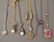 2 GOLD AND DIAMOND LAVALIERES AND 4 STERLING LAVALIERES - 2