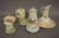 8 HAND PAINTED LIMOGE CRACKER JARS, PANCAKE SEVER, ETC - 3