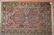 ANTIQUE PERSIAN AREA CARPET ; 79" x 52"