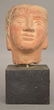 ANCIENT EGYPTIAN REDWARE BUST; 5"