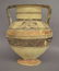 ANCIENT DECORATED AMPHORA/VESSEL, EARLY REPAIR TO