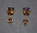 PAIR OF 14K TANZANITE EARRINGS - 2